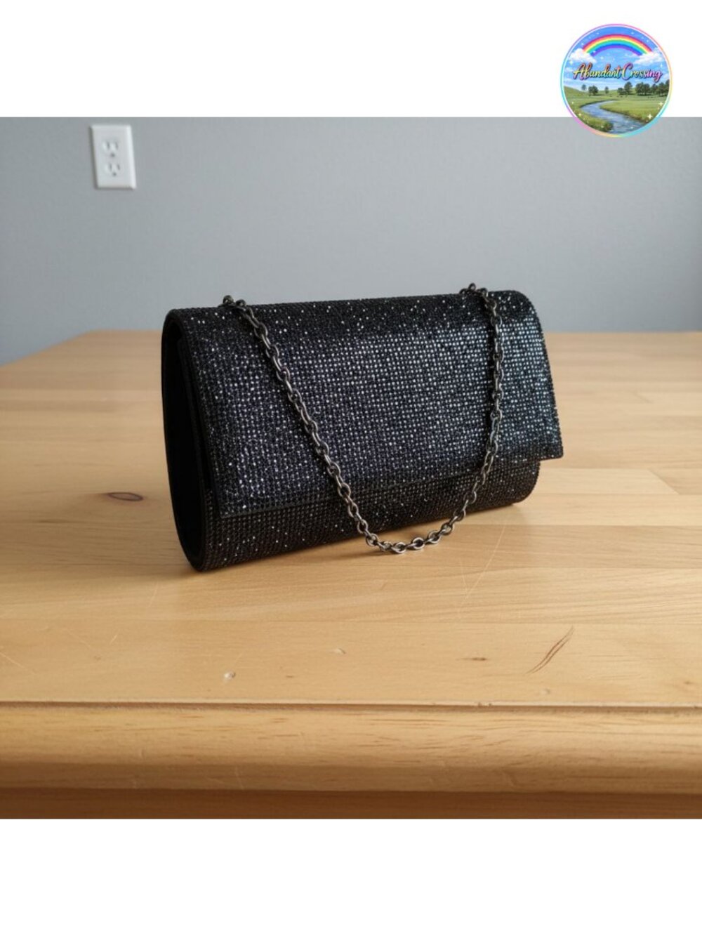 Alexis Sparkle and Shine Evening Clutch with Chain Strap